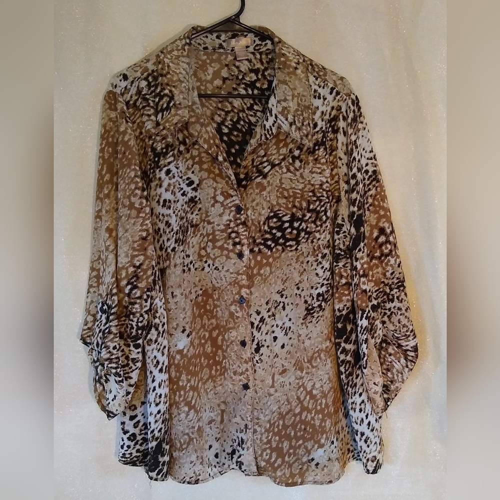 3X Women Multi colored Blouse